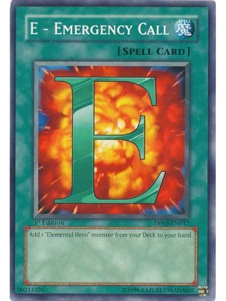 E - Emergency Call - DP03-EN017 - Common 1st Edition 1