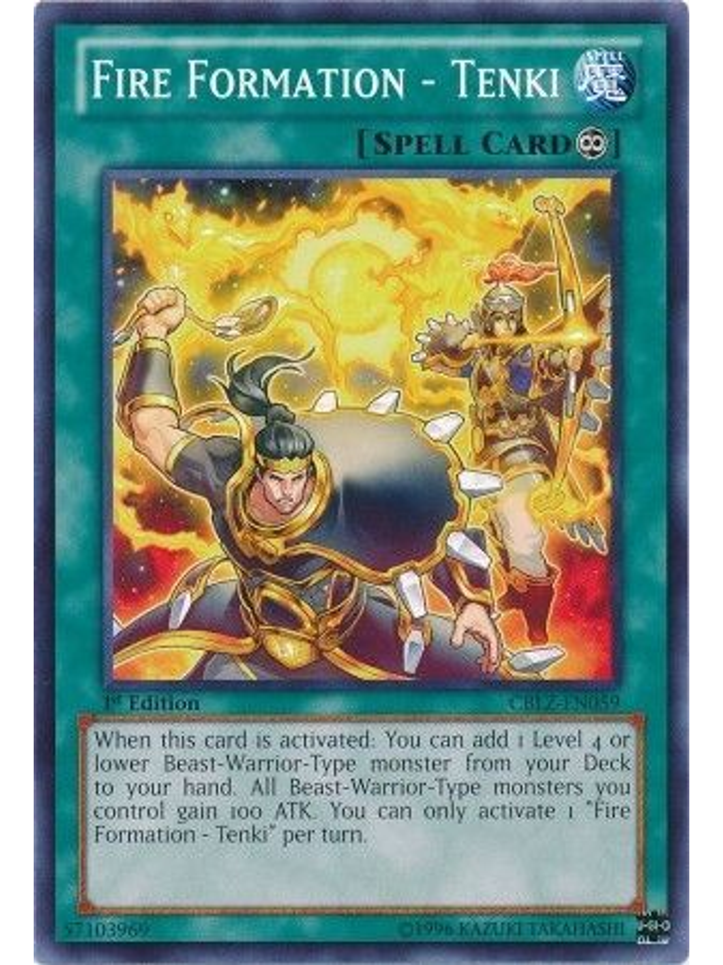 Fire Formation - Tenki - CBLZ-EN059 - Common 1st Edition 1