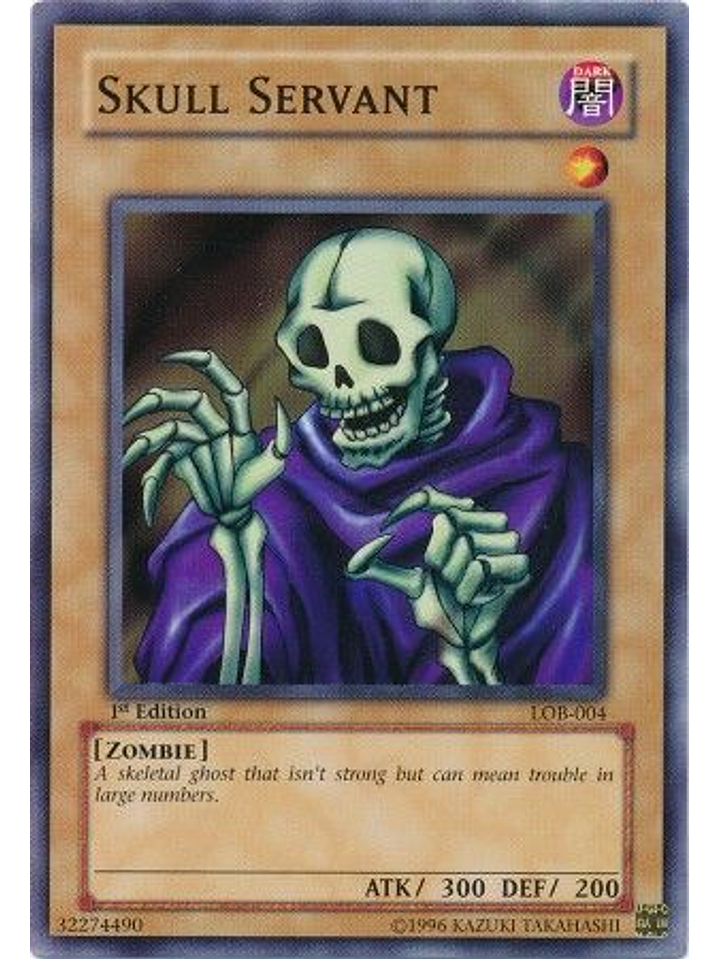 Skull Servant - LOB-004 - Common 1st Edition 1