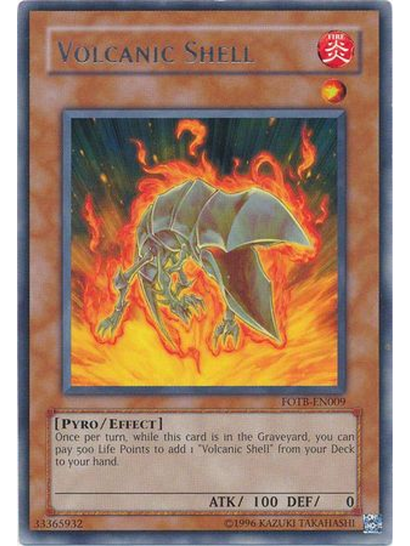 Volcanic Shell - FOTB-EN009 - Rare Unlimited 1