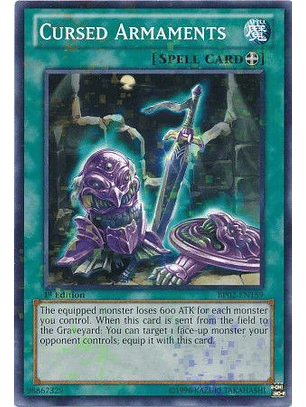 Cursed Armaments - BP02-EN159 - Mosaic Rare 1st Edition