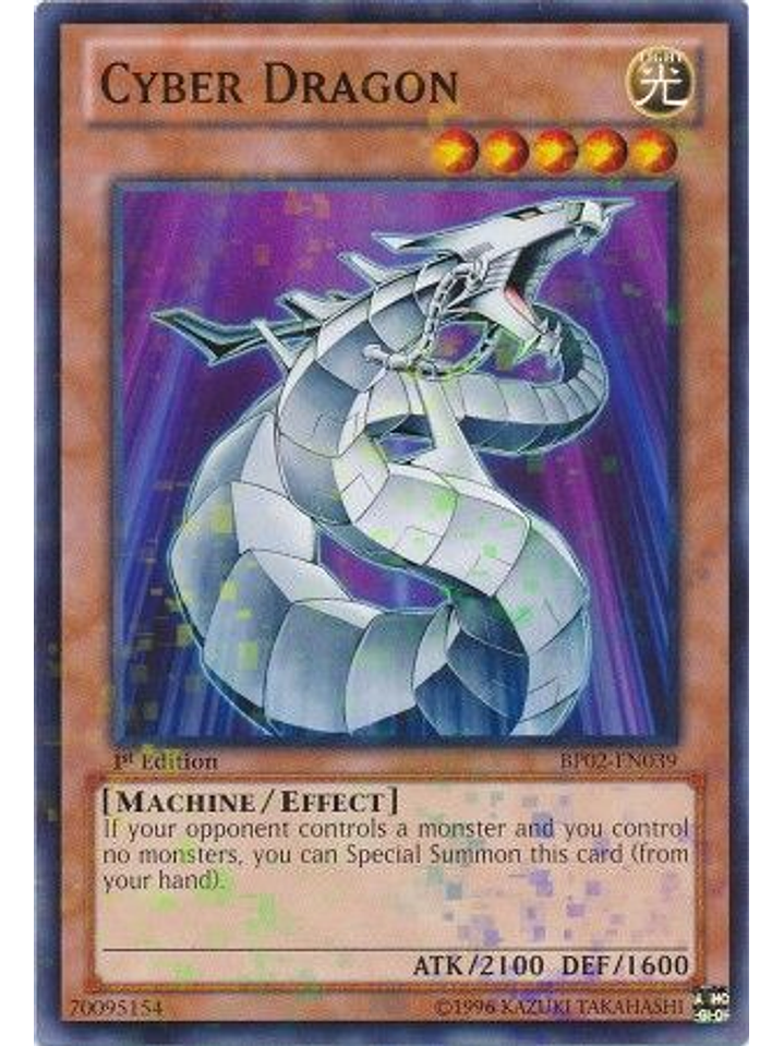 Cyber Dragon - BP02-EN039 - Mosaic Rare 1st Edition 1
