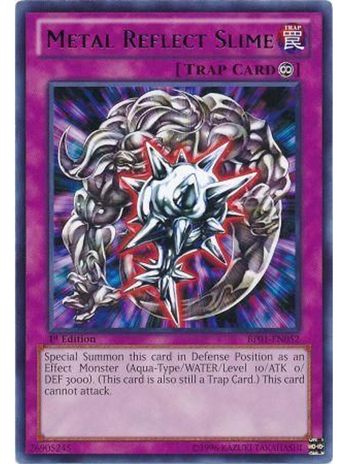 Metal Reflect Slime - BP01-EN052 - Rare 1st Edition 1