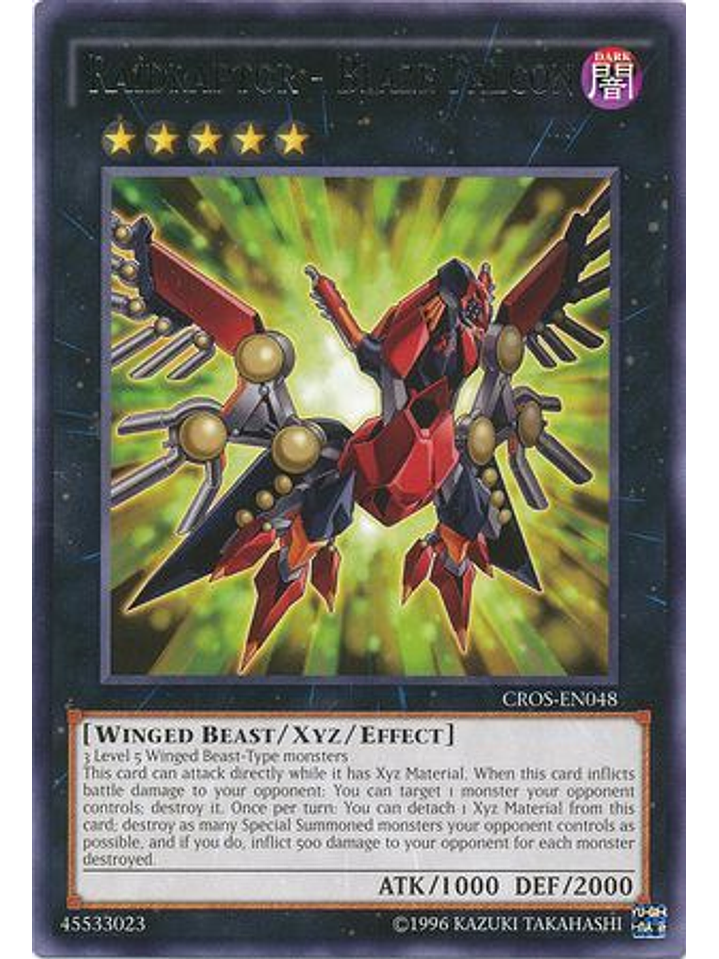 Raidraptor - Blaze Falcon - CROS-EN048 - Rare Unlimited 1