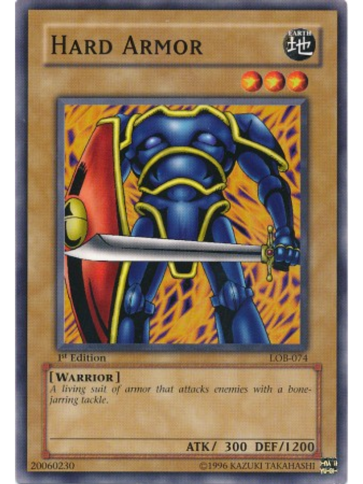 Hard Armor - LOB-074 - Common 1st Edition 1