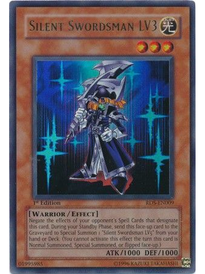 Silent Swordsman LV3 - RDS-EN009 - Ultra Rare 1st Edition 1