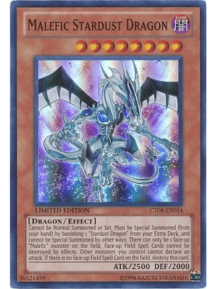 Malefic Stardust Dragon - CT08-EN014 - Super Rare