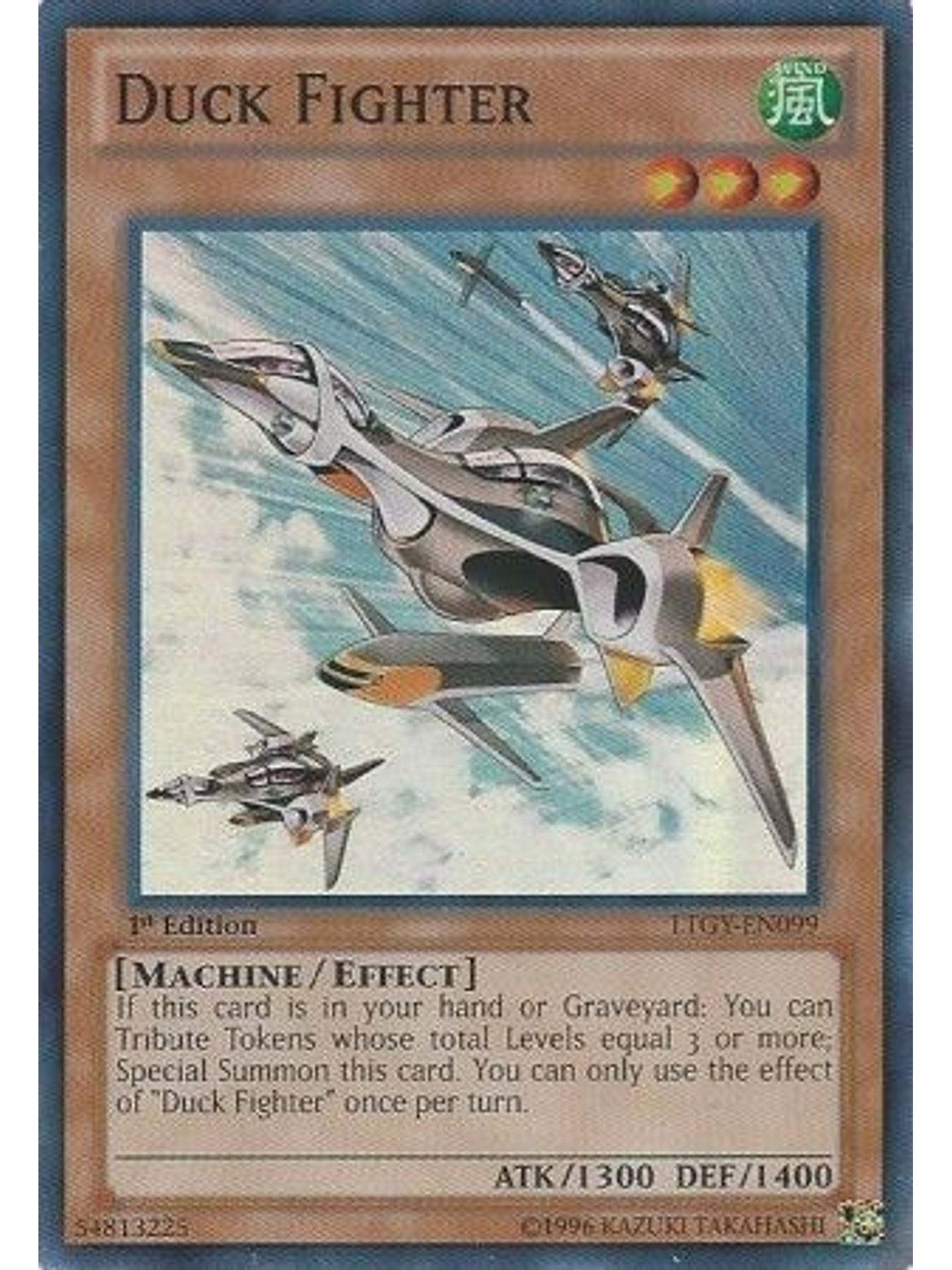 Duck Fighter - LTGY-EN099 - Super Rare 1st Edition 1