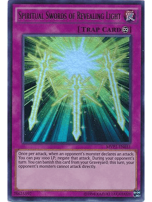 Spiritual Swords of Revealing Light - MVP1-EN031 - Ultra Rare Unlimited
