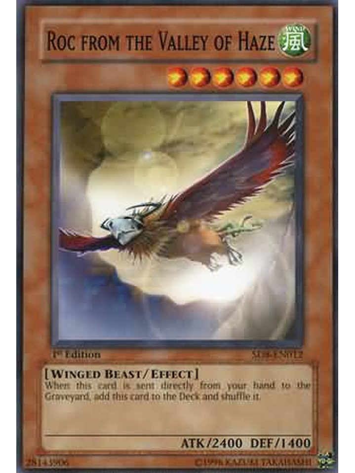 Roc from the Valley of Haze - SD8-EN012 - Common 1st Edition 1
