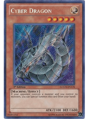 Cyber Dragon - LCGX-EN176 - Secret Rare 1st Edition