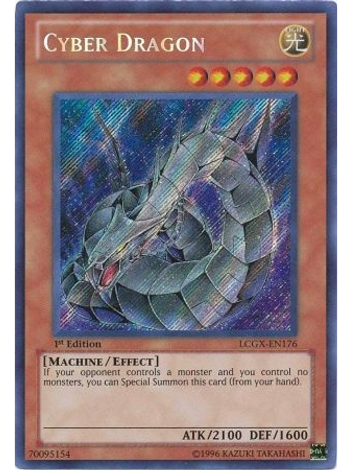 Cyber Dragon - LCGX-EN176 - Secret Rare 1st Edition 1