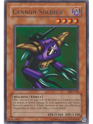 Cannon Soldier - MRD-106 - Rare Unlimited