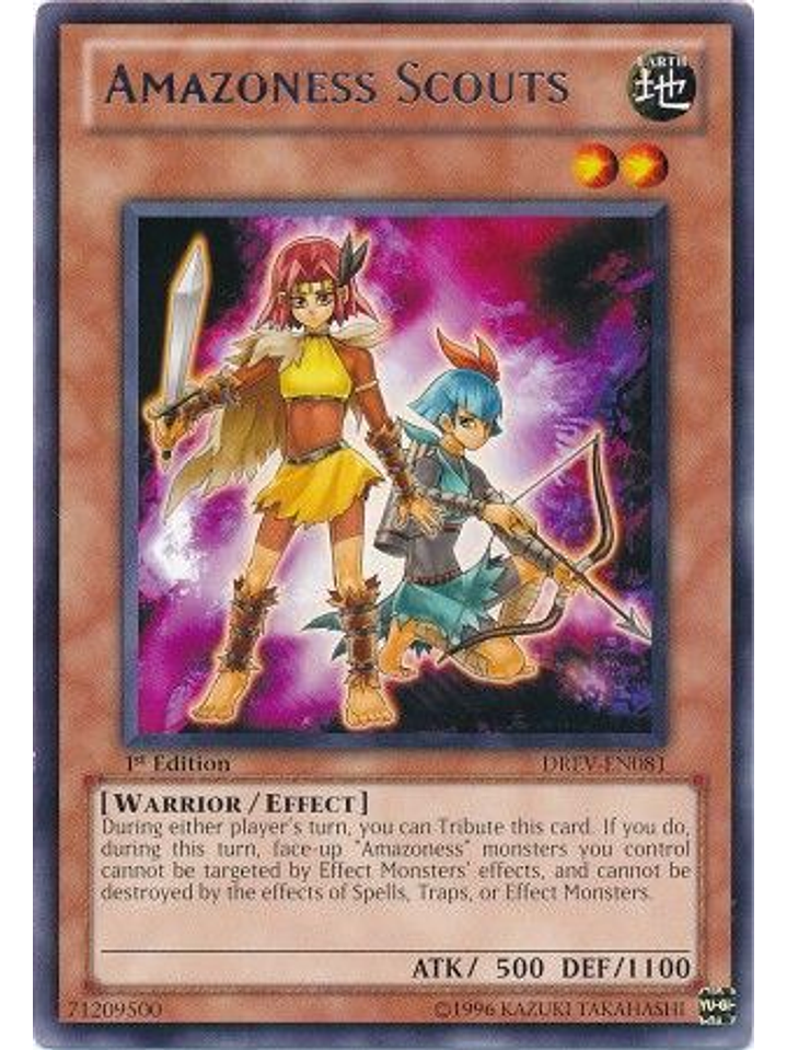 Amazoness Scouts - DREV-EN081 - Rare 1st Edition 1