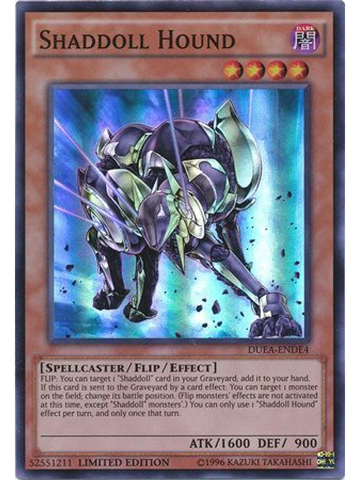 Shaddoll Hound - DUEA-ENDE4 - Super Rare Limited Edition 1