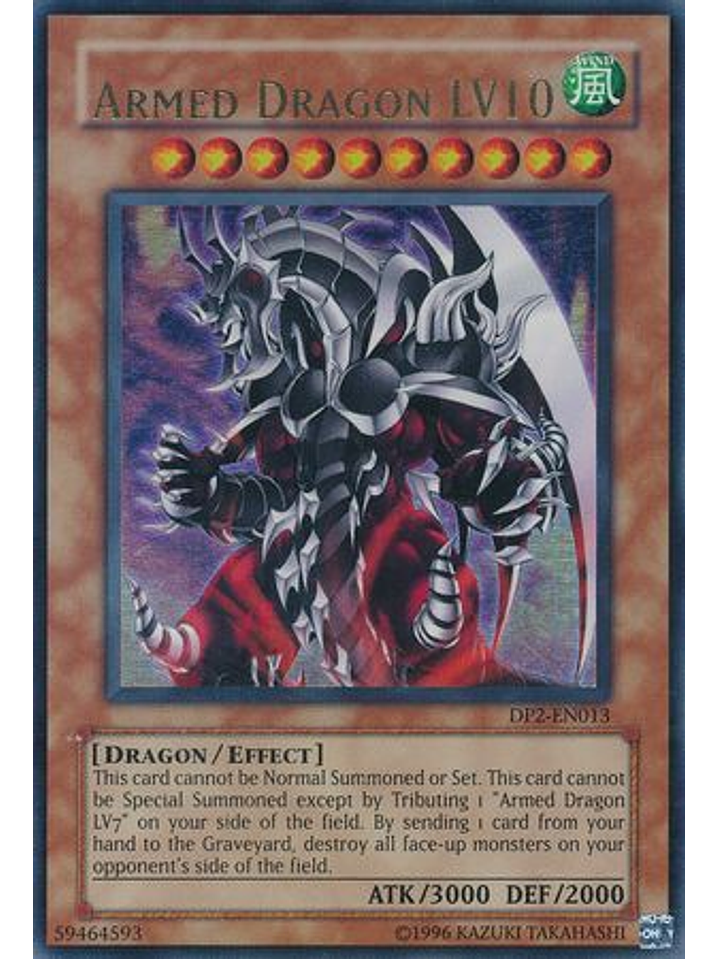 Armed Dragon LV10 - DP2-EN013 - Ultra Rare Unlimited 1