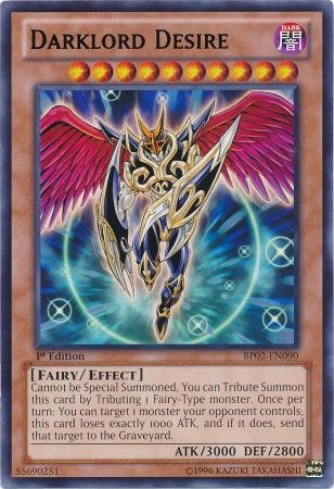 Darklord Desire - BP02-EN090 - Rare 1st Edition