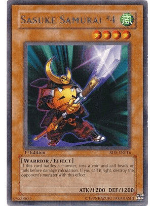 Sasuke Samurai #4 - RDS-EN016 - Rare 1st Edition