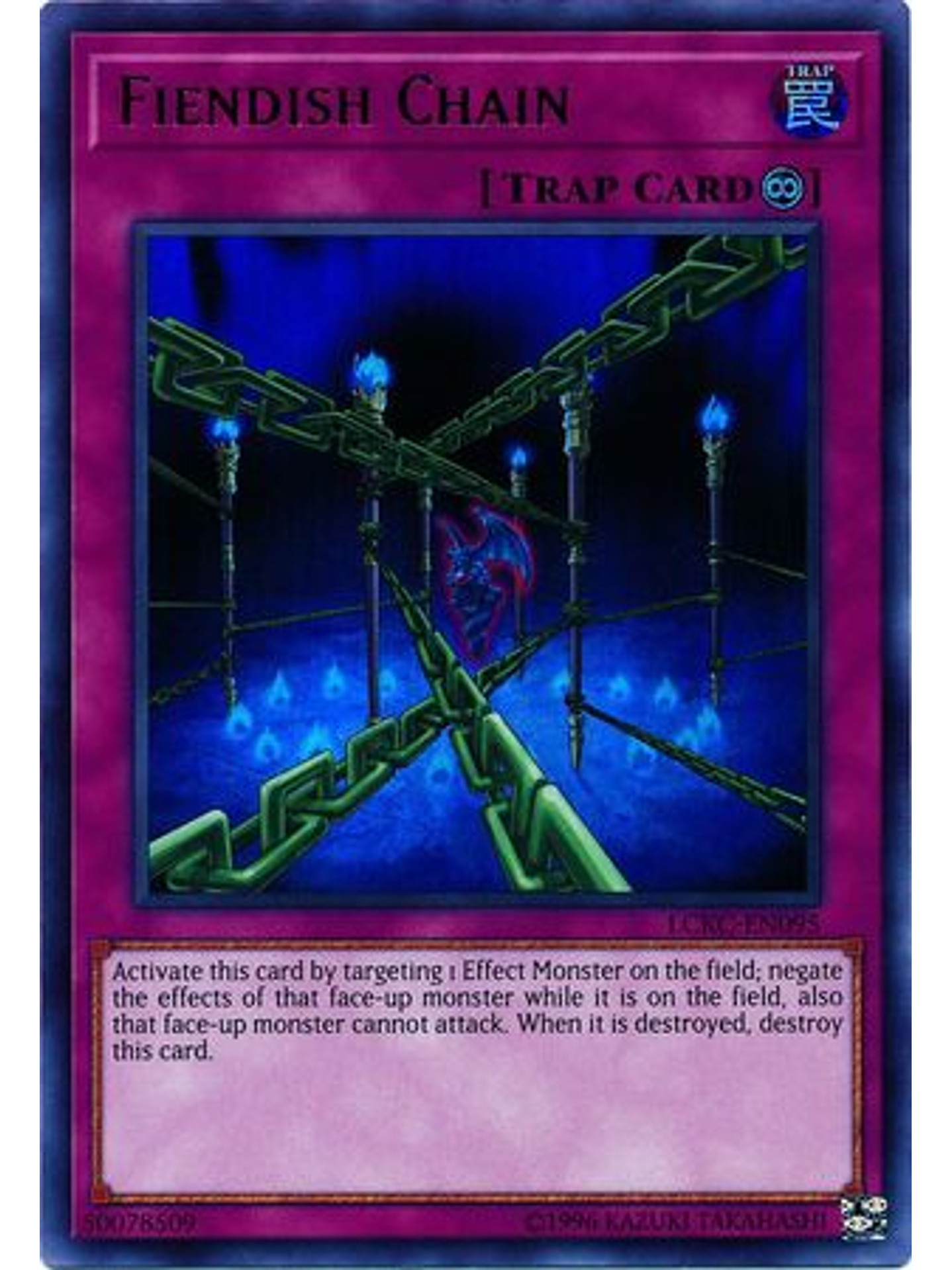 Fiendish Chain - LCKC-EN095 - Ultra Rare Unlimited 1
