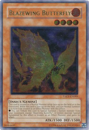 Ultimate Rare - Blazewing Butterfly - TAEV-EN089 Unlimited