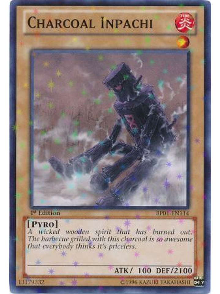 Charcoal Inpachi - BP01-EN114 - Starfoil Rare 1st Edition 1