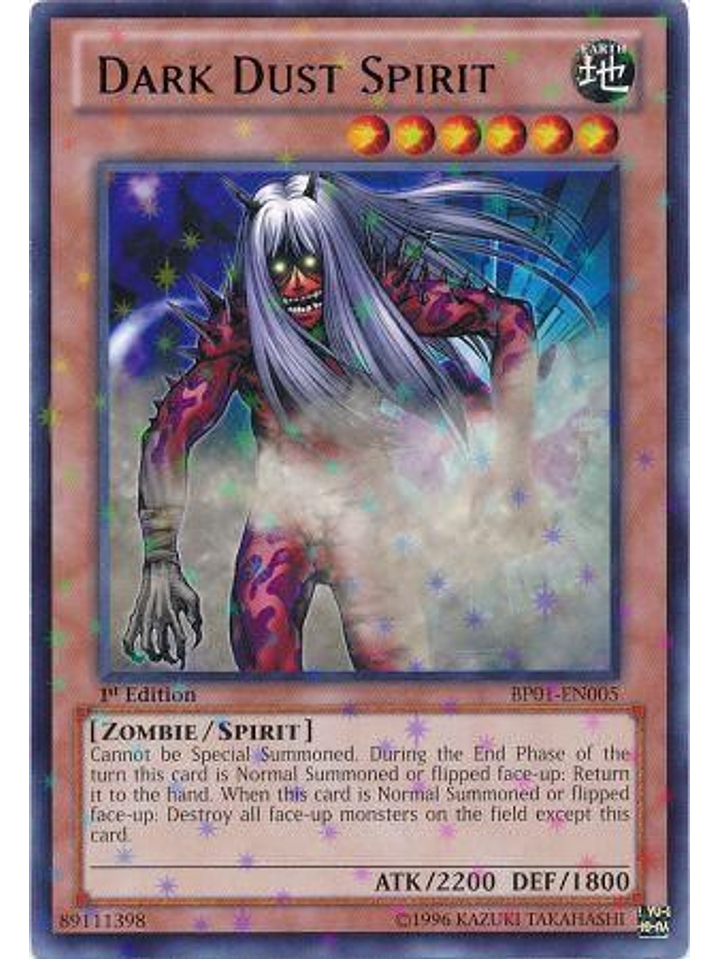 Dark Dust Spirit - BP01-EN005 - Starfoil Rare 1st Edition 1