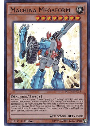 Machina Megaform - NECH-EN036 - Super Rare 1st Edition