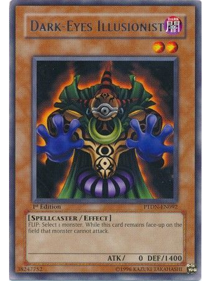 Dark-Eyes Illusionist - PTDN-EN092 - Rare 1st Edition 1