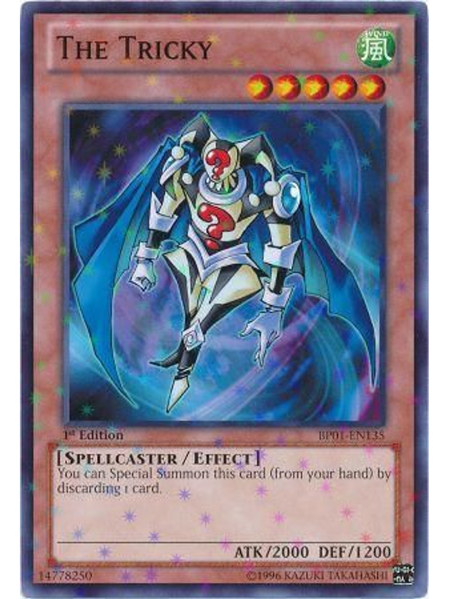 The Tricky - BP01-EN135 - Starfoil Rare 1st Edition 1