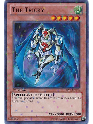 The Tricky - BP01-EN135 - Starfoil Rare 1st Edition
