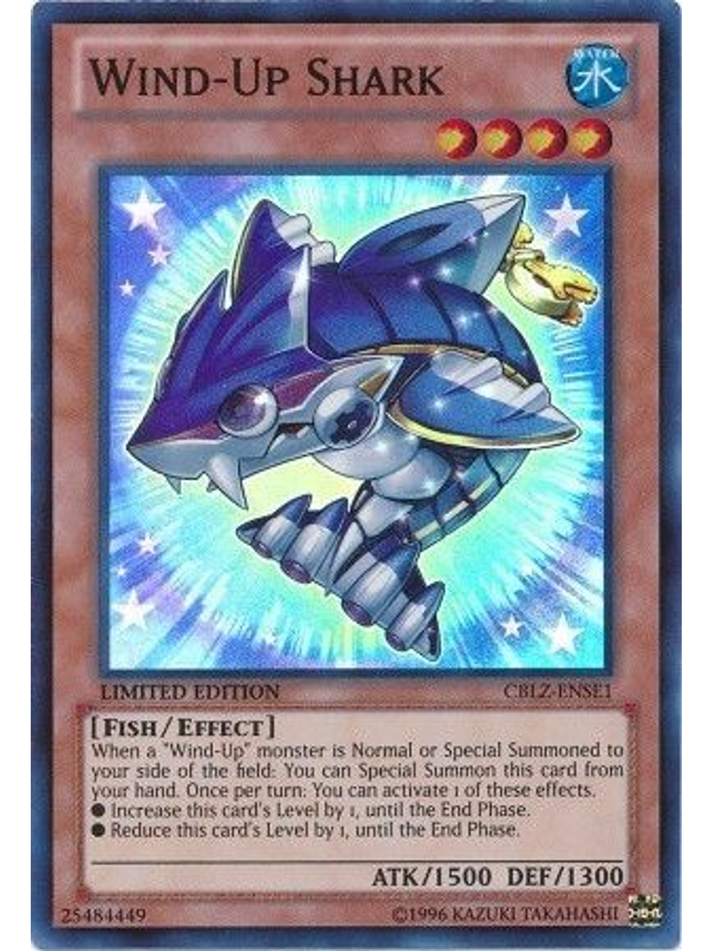 Wind-Up Shark - CBLZ-ENSE1 - Super Rare 1