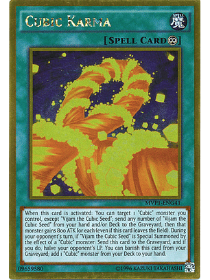 Cubic Karma - MVP1-ENG41 - Gold Rare Unlimited