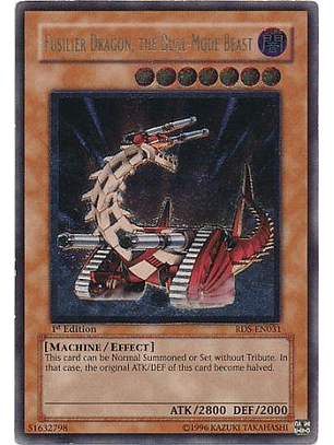 Ultimate Rare - Fusilier Dragon, the Dual Mode Beast - RDS-EN031 1st Edition