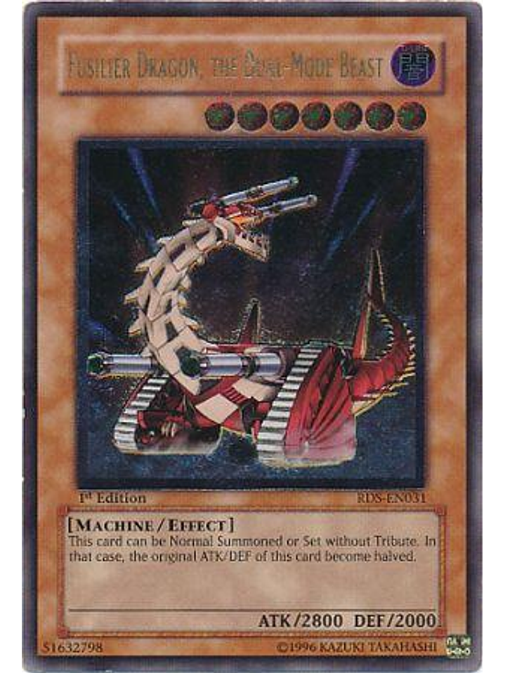 Ultimate Rare - Fusilier Dragon, the Dual Mode Beast - RDS-EN031 1st Edition 1