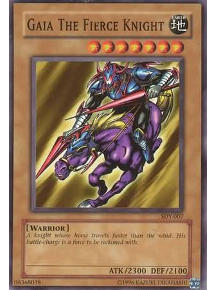Gaia The Fierce Knight - SDY-007 - Common 1st Edition 1