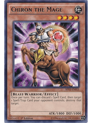 Chiron the Mage - BP03-EN015 - Rare 1st Edition