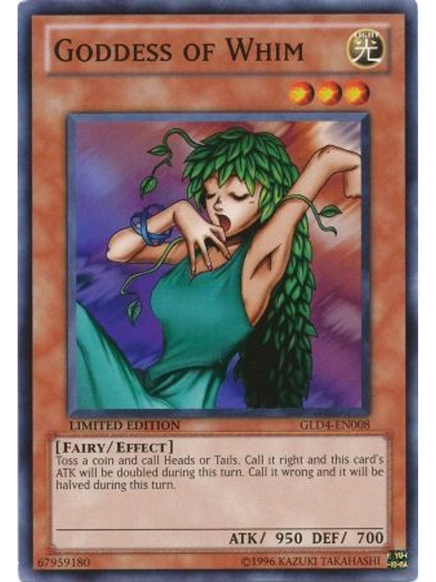 Goddess of Whim - GLD4-EN008 - Common 1