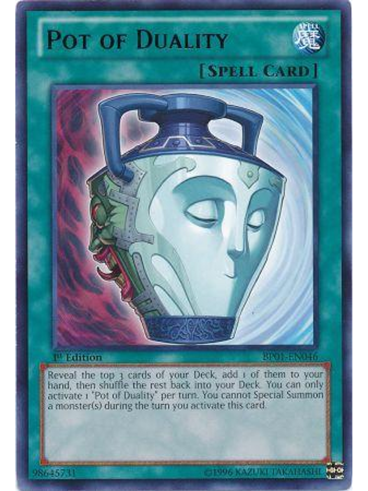 Pot of Duality - BP01-EN046 - Rare 1st Edition 1
