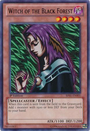 Witch of the Black Forest - BP01-EN001 - Rare 1st Edition