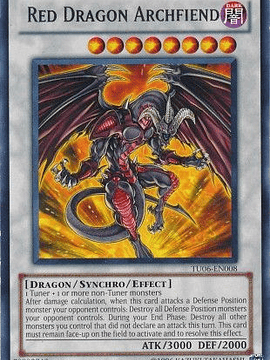 Red Dragon Archfiend - TU06-EN008 - Rare