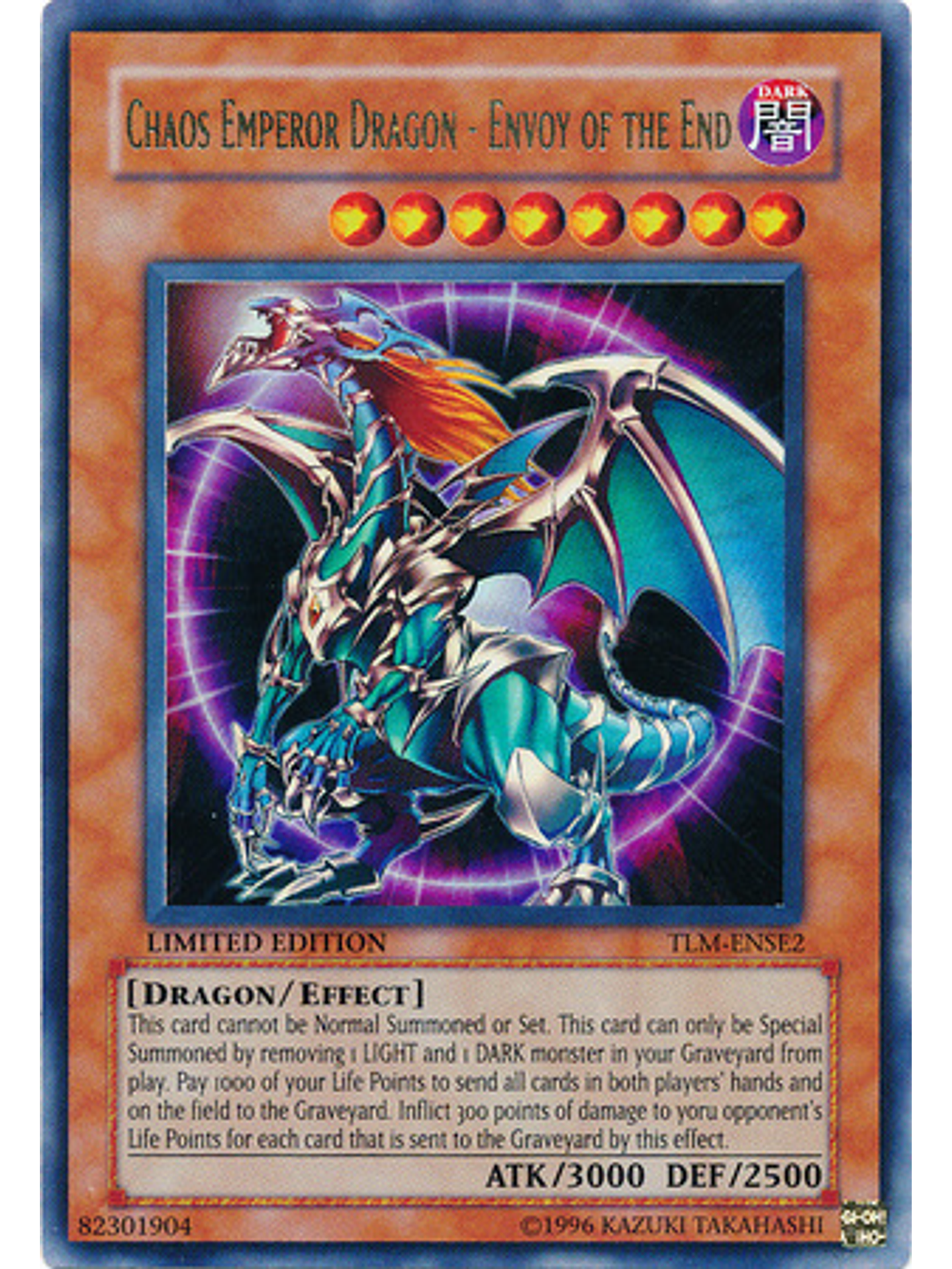 Chaos Emperor Dragon - Envoy of the End - TLM-ENSE2 - Ultra Rare 1