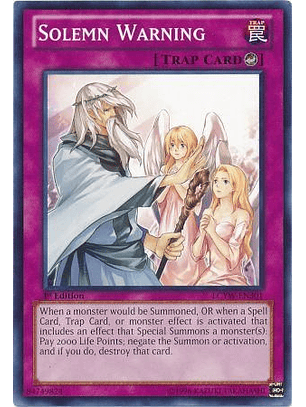 Solemn Warning - LCYW-EN301 - Common 1st Edition