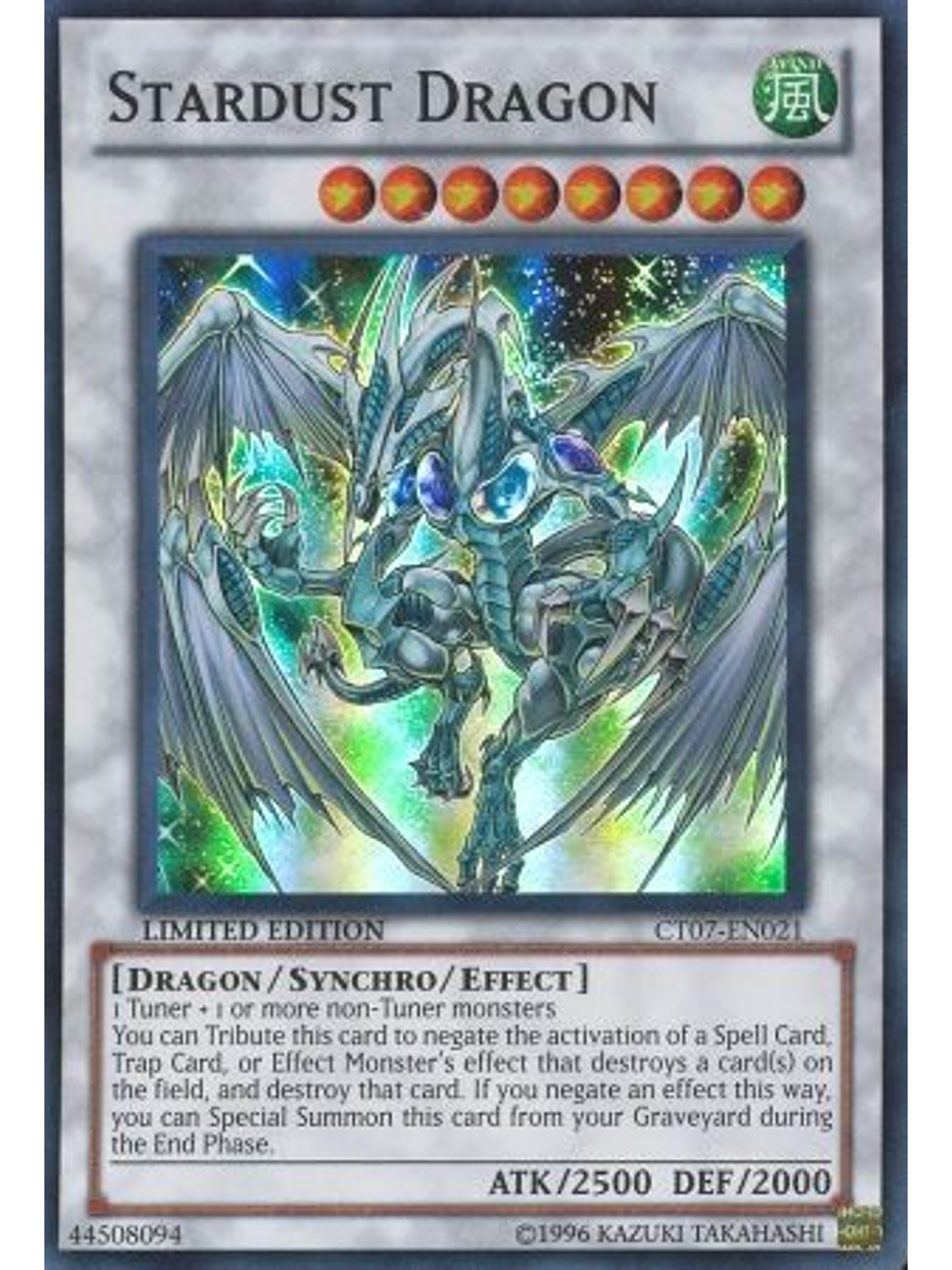 Stardust Dragon - CT07-EN021 - Super Rare 1