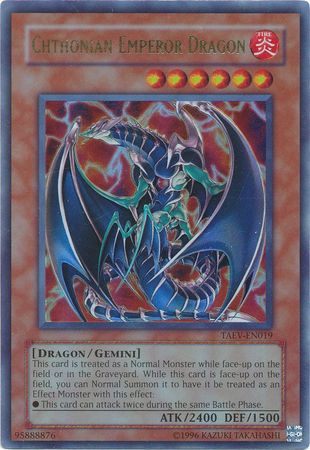 Chthonian Emperor Dragon - TAEV-EN019 - Ultra Rare Unlimited