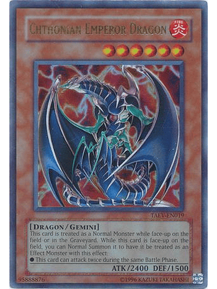 Chthonian Emperor Dragon - TAEV-EN019 - Ultra Rare Unlimited