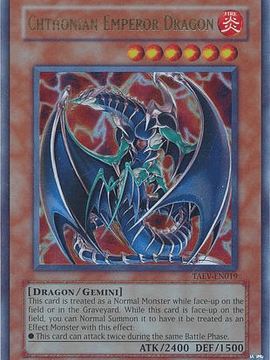 Chthonian Emperor Dragon - TAEV-EN019 - Ultra Rare Unlimited