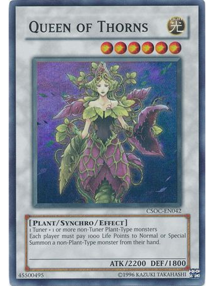 Queen of Thorns - CSOC-EN042 - Super Rare Unlimited 1