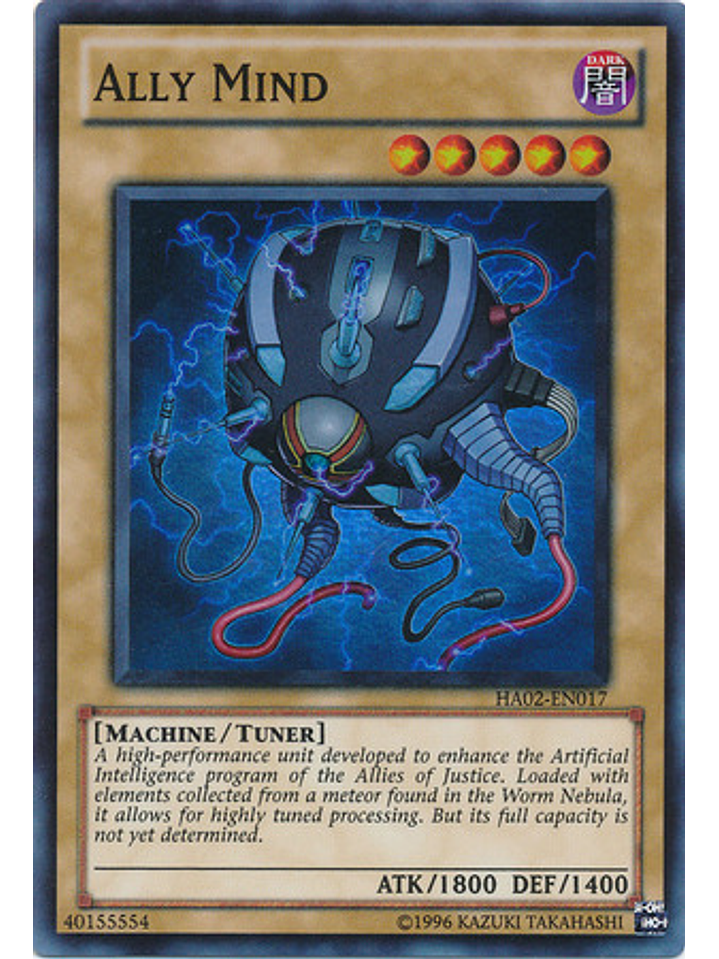 Ally Mind - HA02-EN017 - Super Rare Unlimited 1