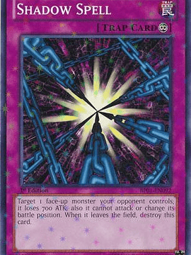 Shadow Spell - BP01-EN092 - Starfoil Rare 1st Edition