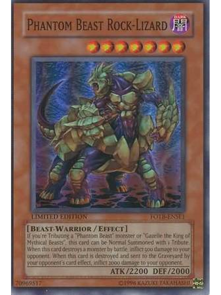 Phantom Beast Rock-Lizard - FOTB-ENSE1 - Super Rare 1